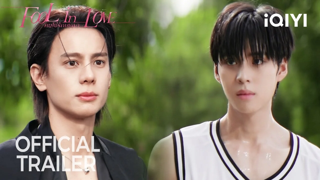 Bank Artit and Copter Nuntapong appear side by side in the official trailer for the Thai BL series Fool in Love.